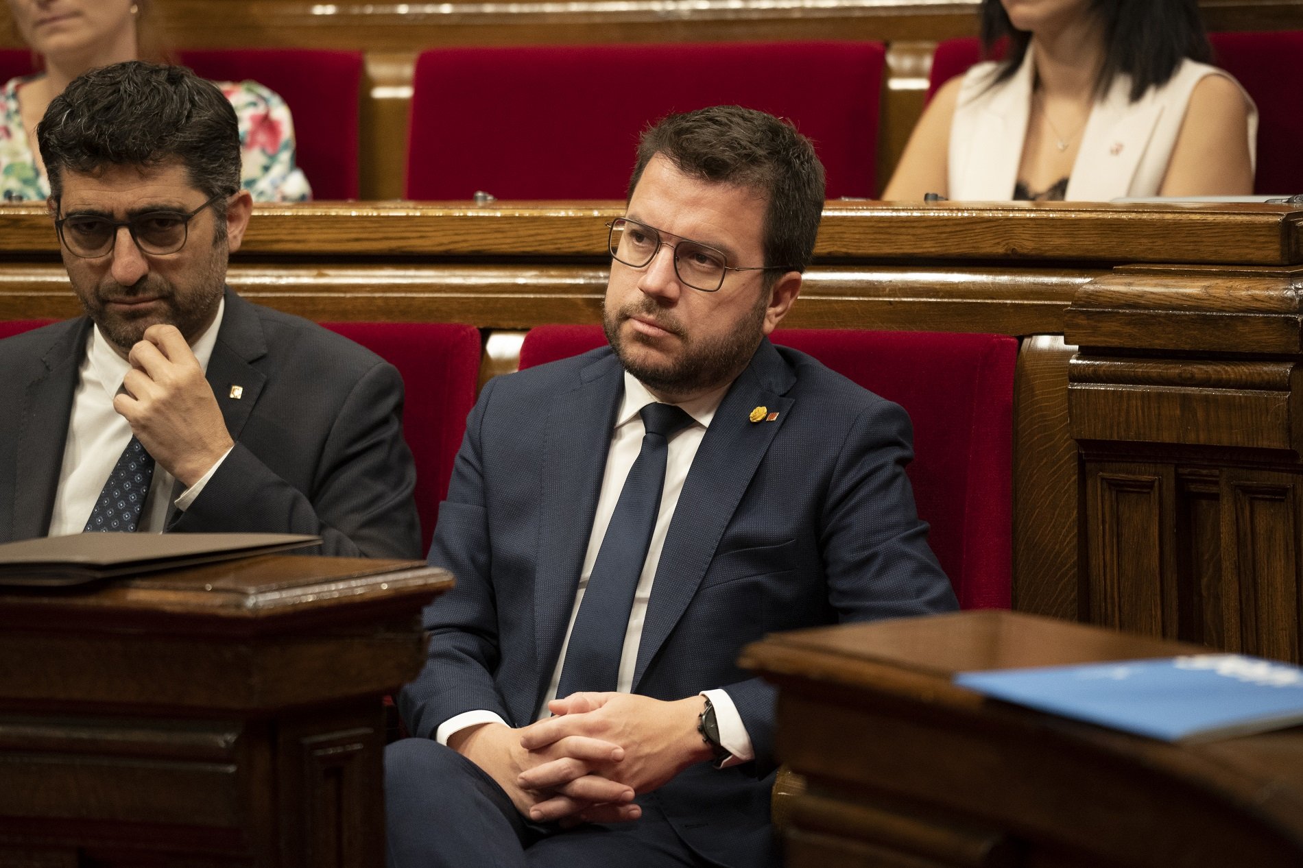 Pere Aragonès mantiene la incógnita de si irá a la manifestación de la Diada