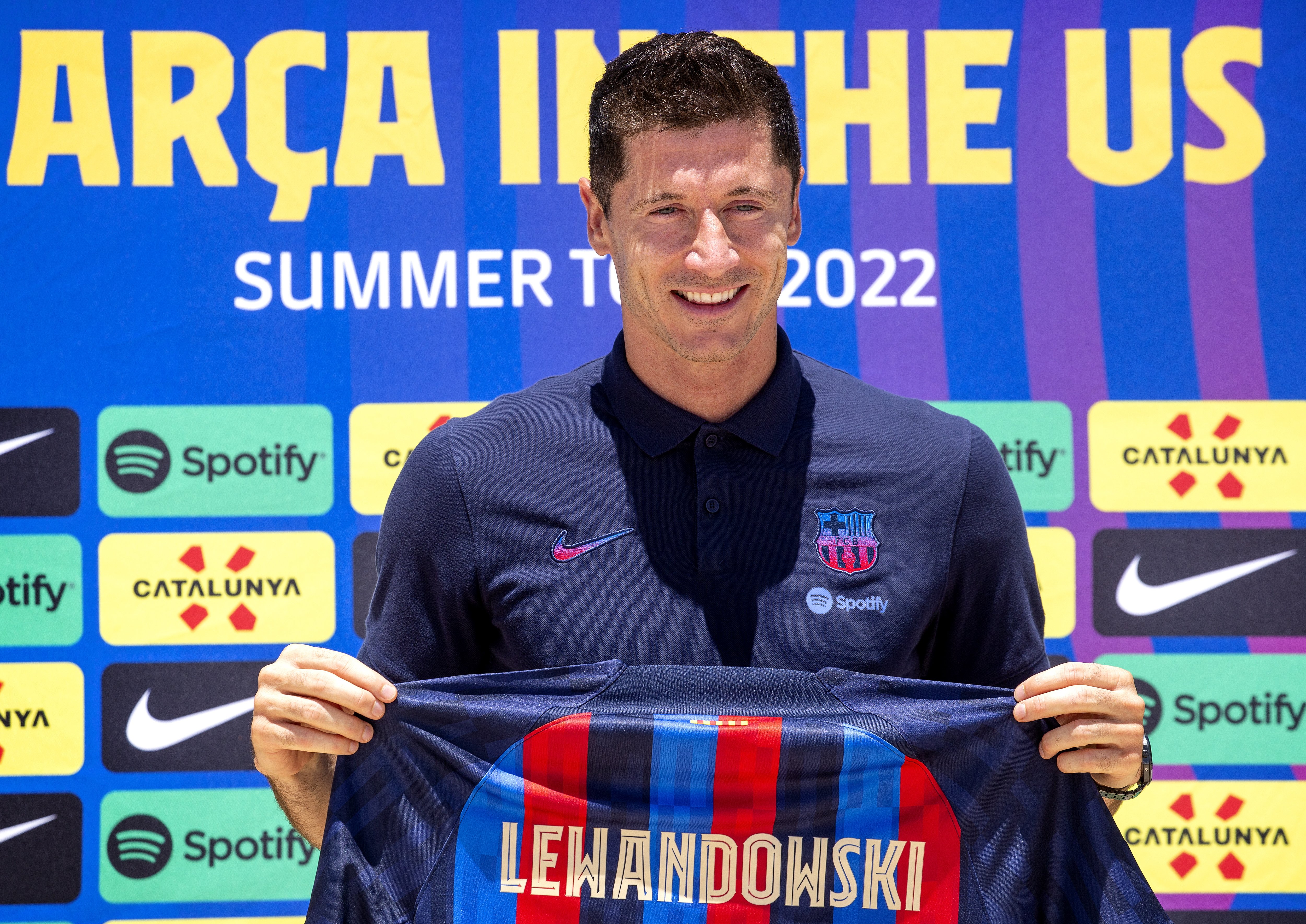 Horari i on veure la presentació de Robert Lewandowski amb el Barça