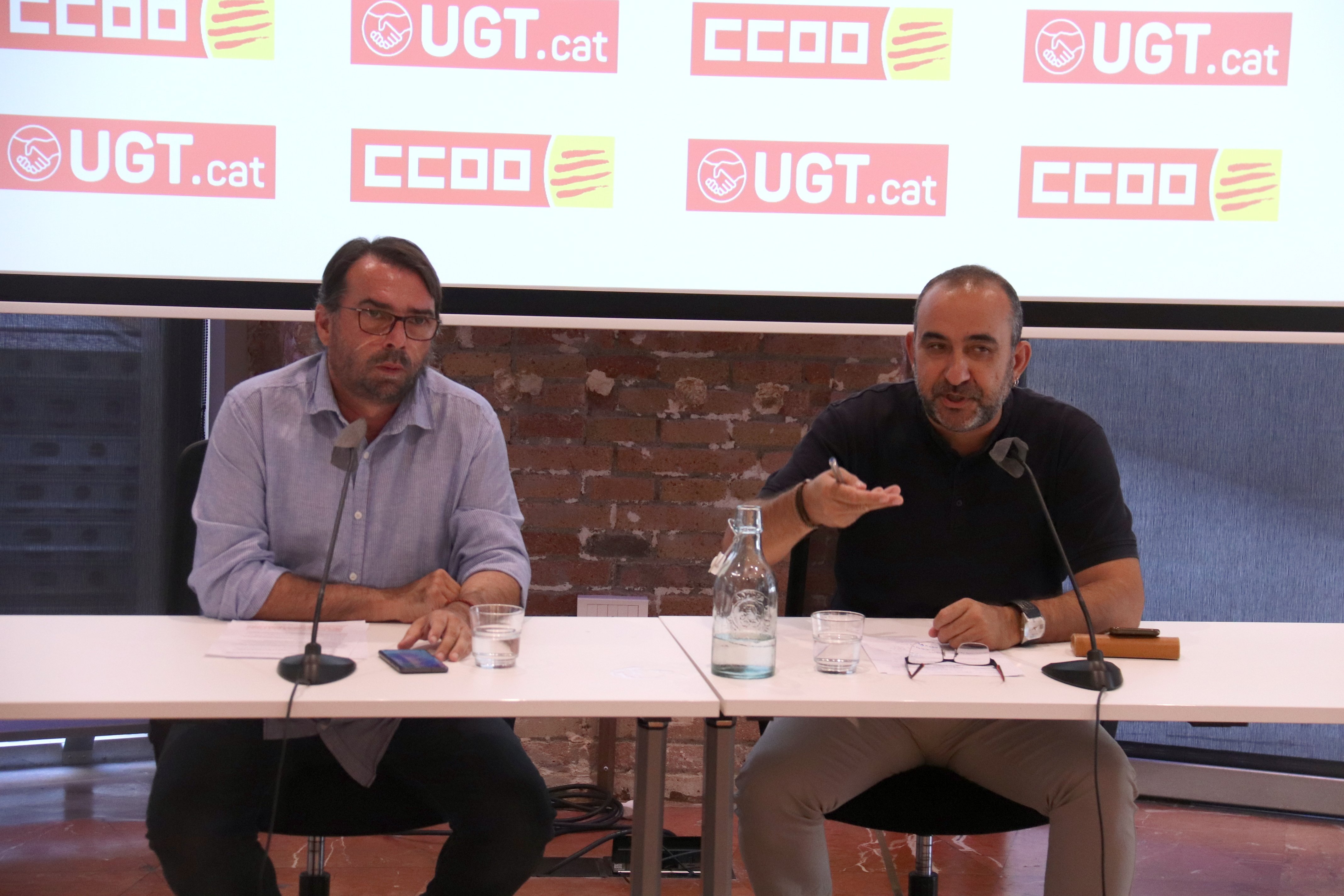 CCOO y UGT reprochan al Govern su "ausencia" para combatir la inflación