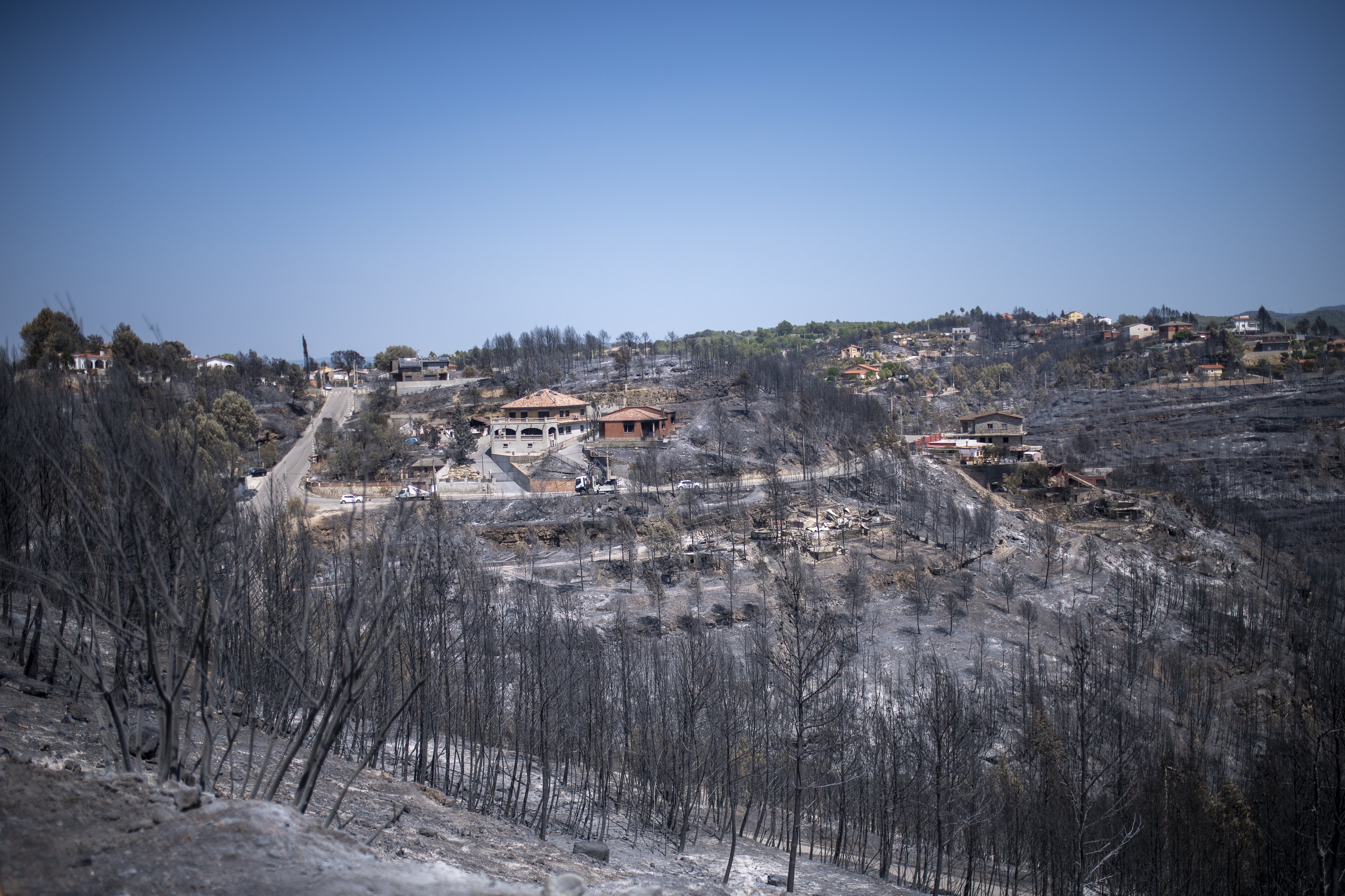 Encuentran 1.000 plantas de marihuana en una casa de la urbanización del incendio del Pont de Vilomara