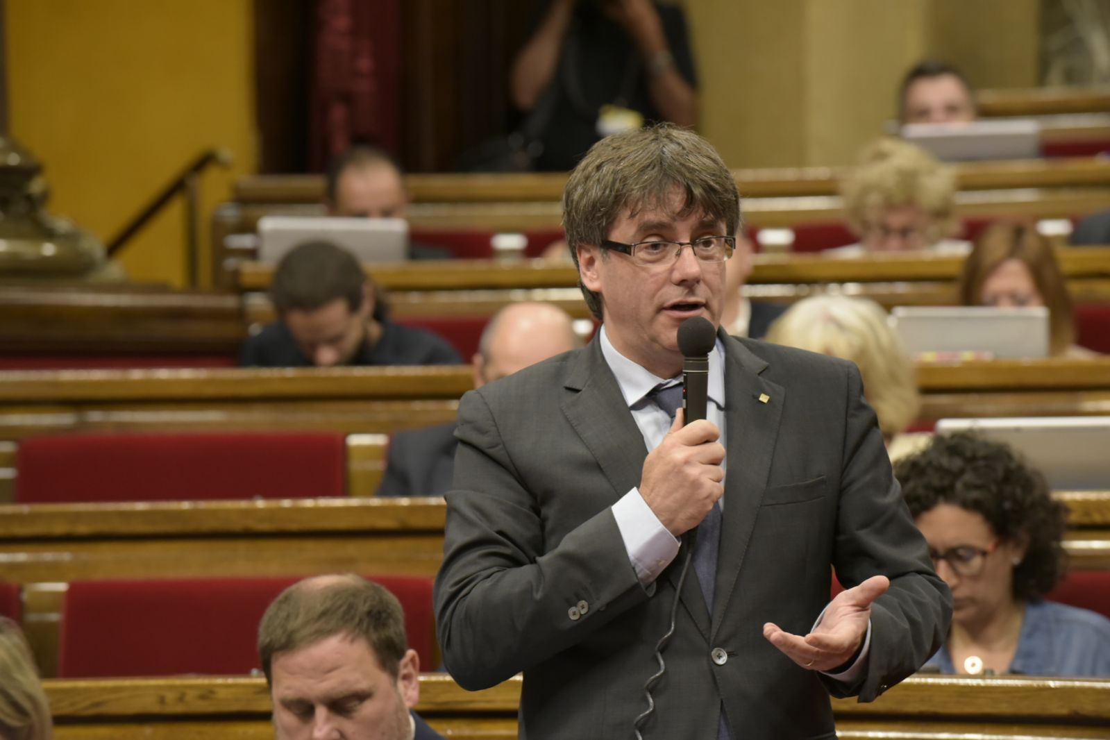 Puigdemont asegura que "cuando toque" ejercerá la responsabilidad de cambiar el Govern