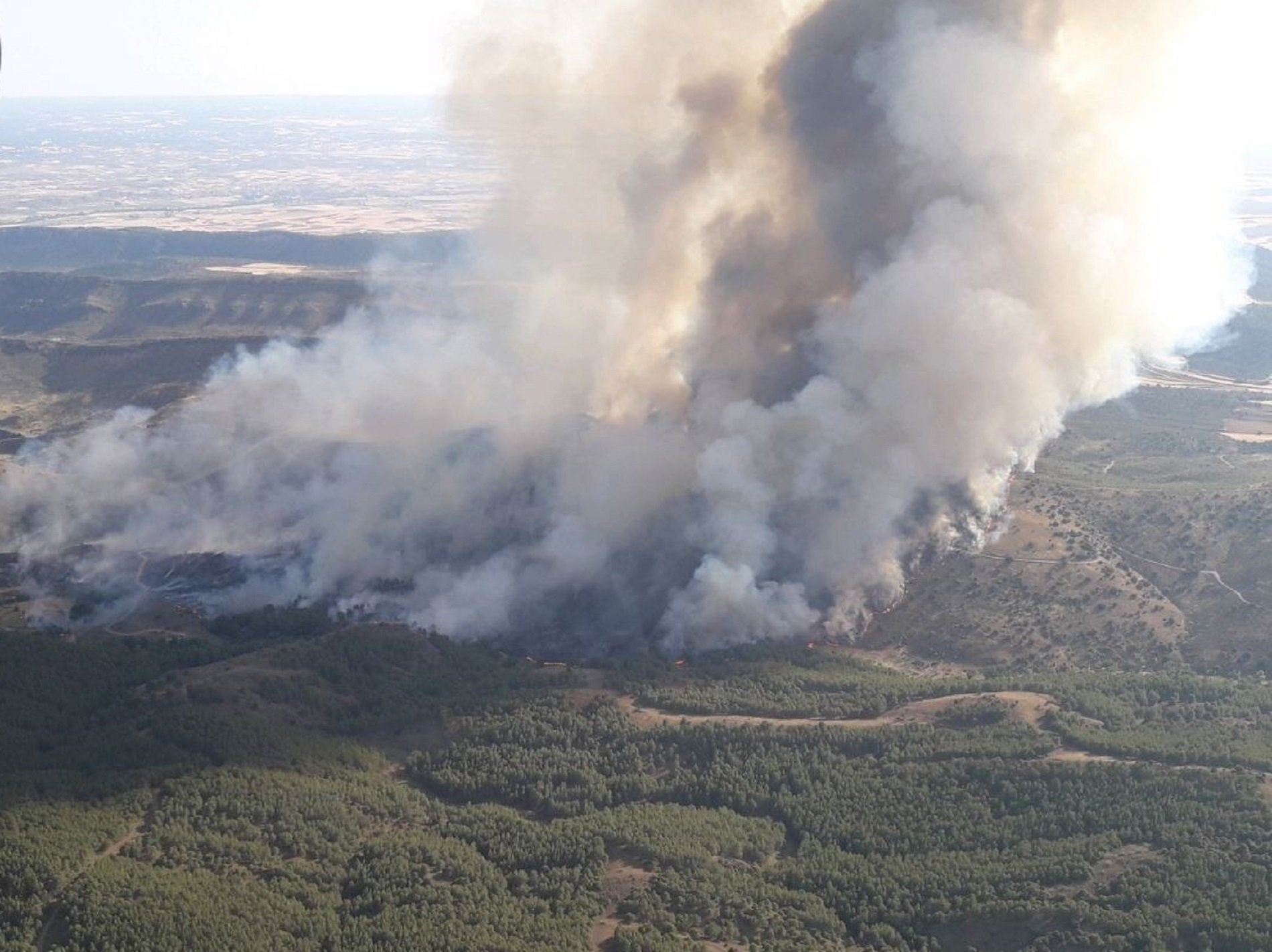 incendio Ateca Europa Press