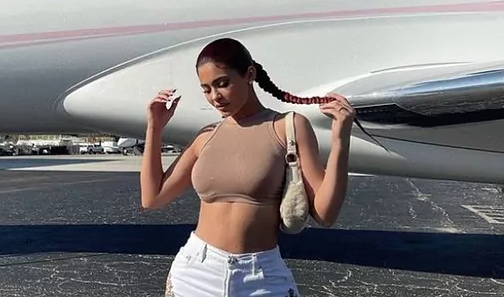 Kylie Jenner i el seu jet 