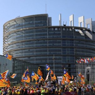 Manifestacio independentista Parlament Europeu / ANC