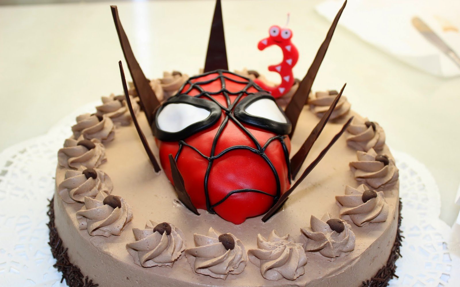 Pastel de Spiderman | Recetas de La Gourmeteria