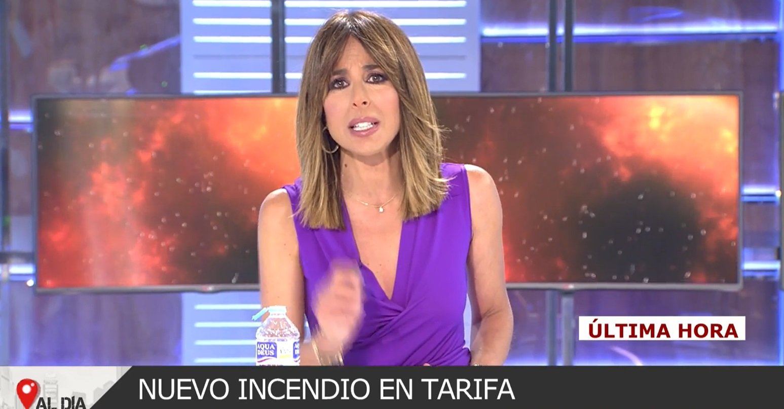 Ana Terradillos habla de un fuego en Tarifa y pone imágenes del año pasado