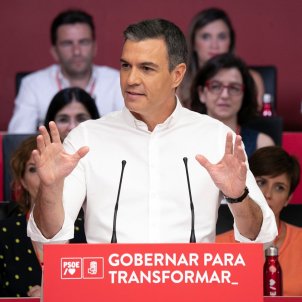 Pedro Sanchez president del govern espanyol comite federal PSOE ACN