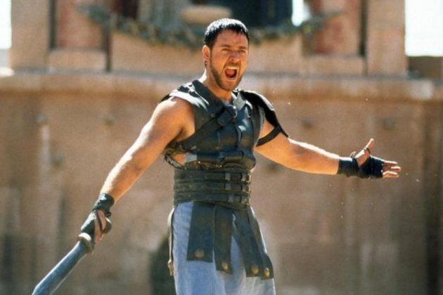 Russell Crowe en Gladiator Russell Crowe en Gladiator