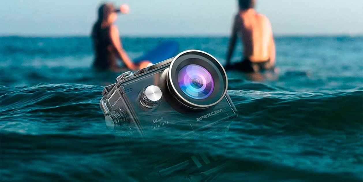 La cámara subacuática 1 Amazon es Ultra HD está en