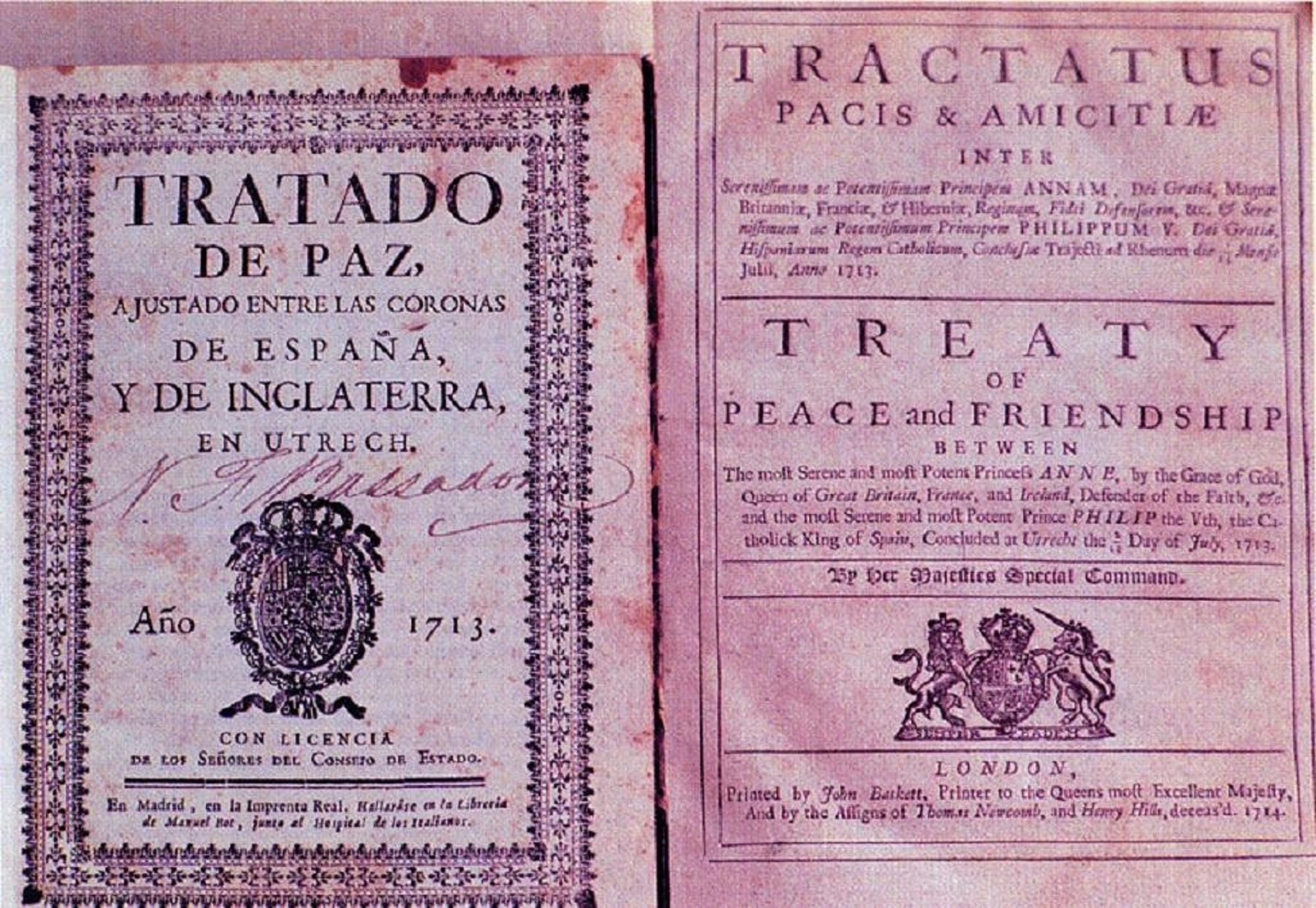 El primer Borbón hispánico regala Gibraltar y Menorca al Imperio Británico