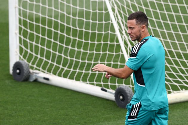 Eden Hazard entrenament Reial Madrid / Foto: Europa Press