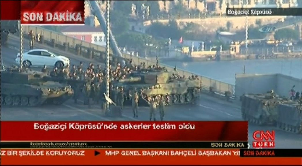 La rendición en Estambul, momento final del golpe