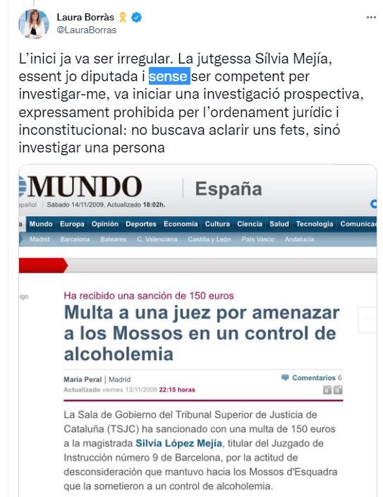 Tuit Laurà Borràs 1 Tuit Laurà Borràs 1