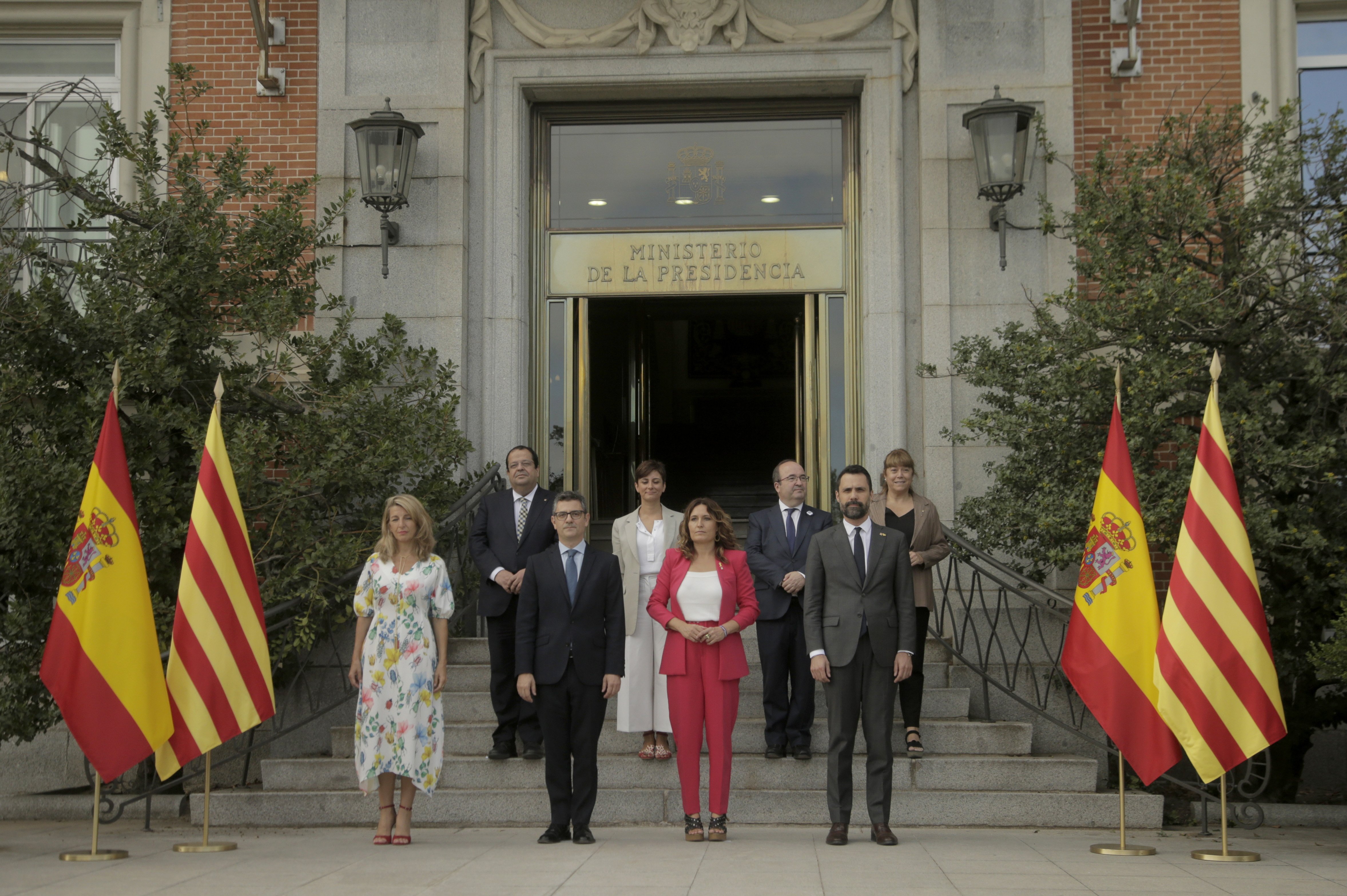 Dialogue table agrees to end judicialization of Catalan conflict, but gives no specifics