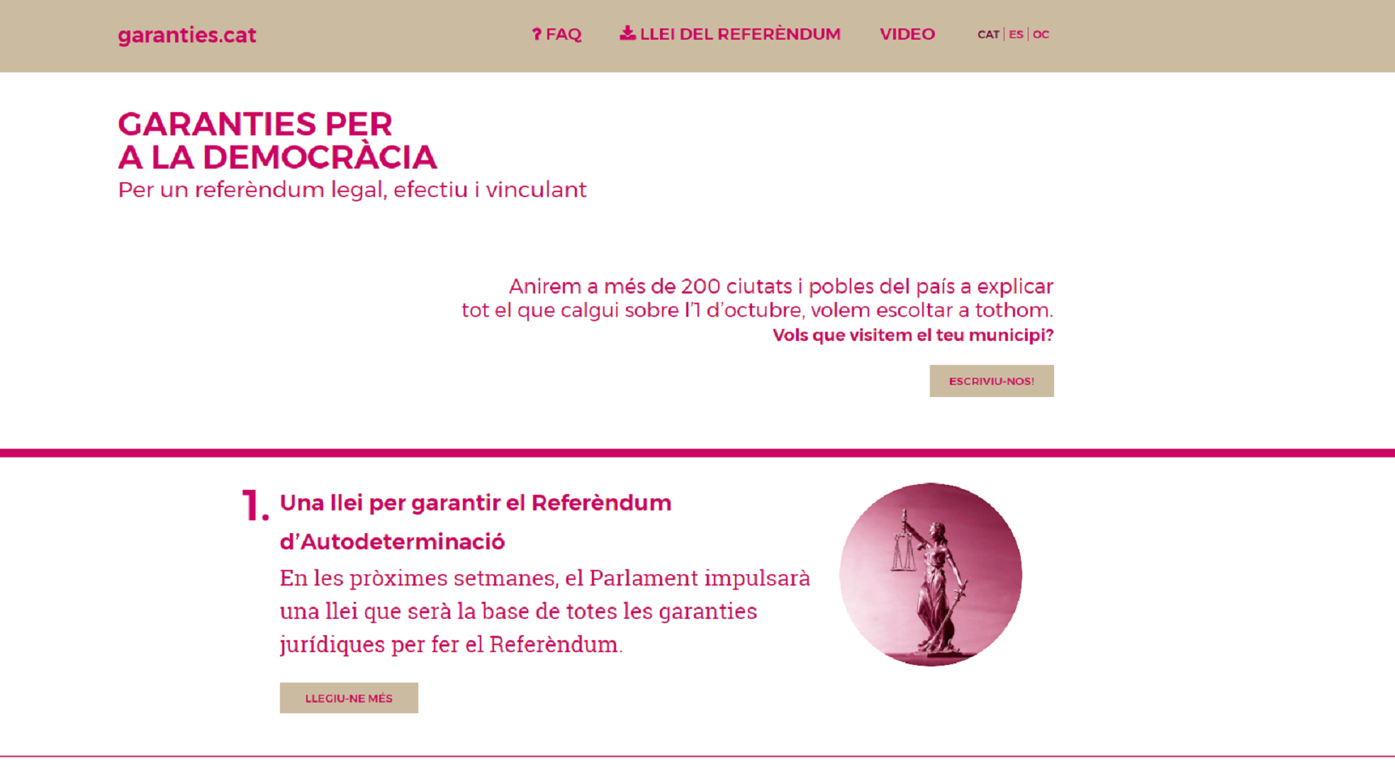 La web garanties.cat recibe 38.000 visitas y 900 preguntas en una semana