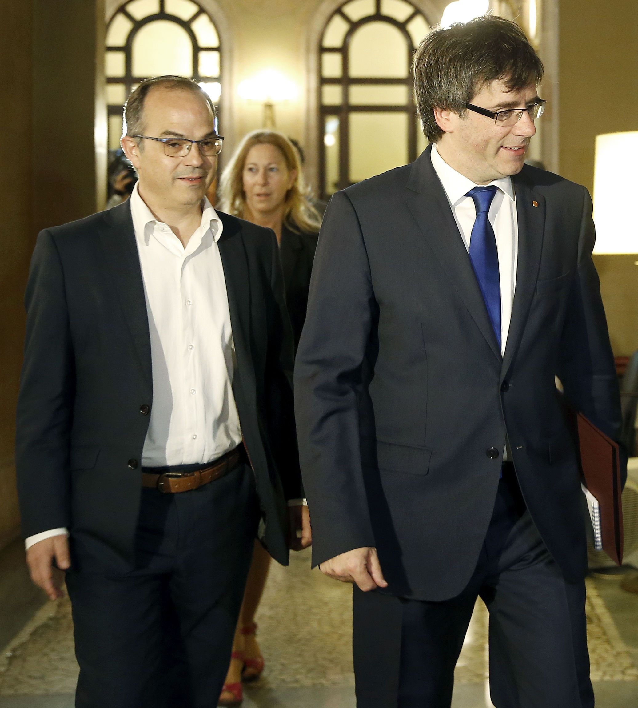 El TSJC acusa a Puigdemont y Turull de intentar entorpecer el trámite de la querella de la Fiscalía