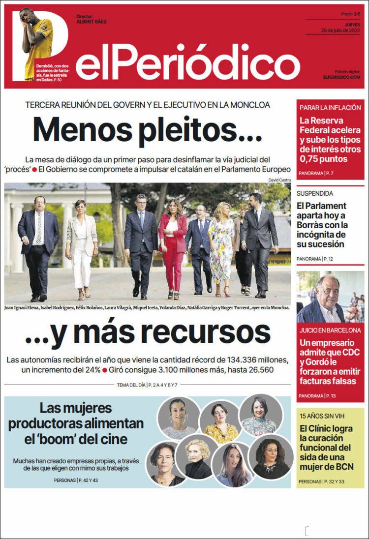 Portada El Periódico Portada El Periódico