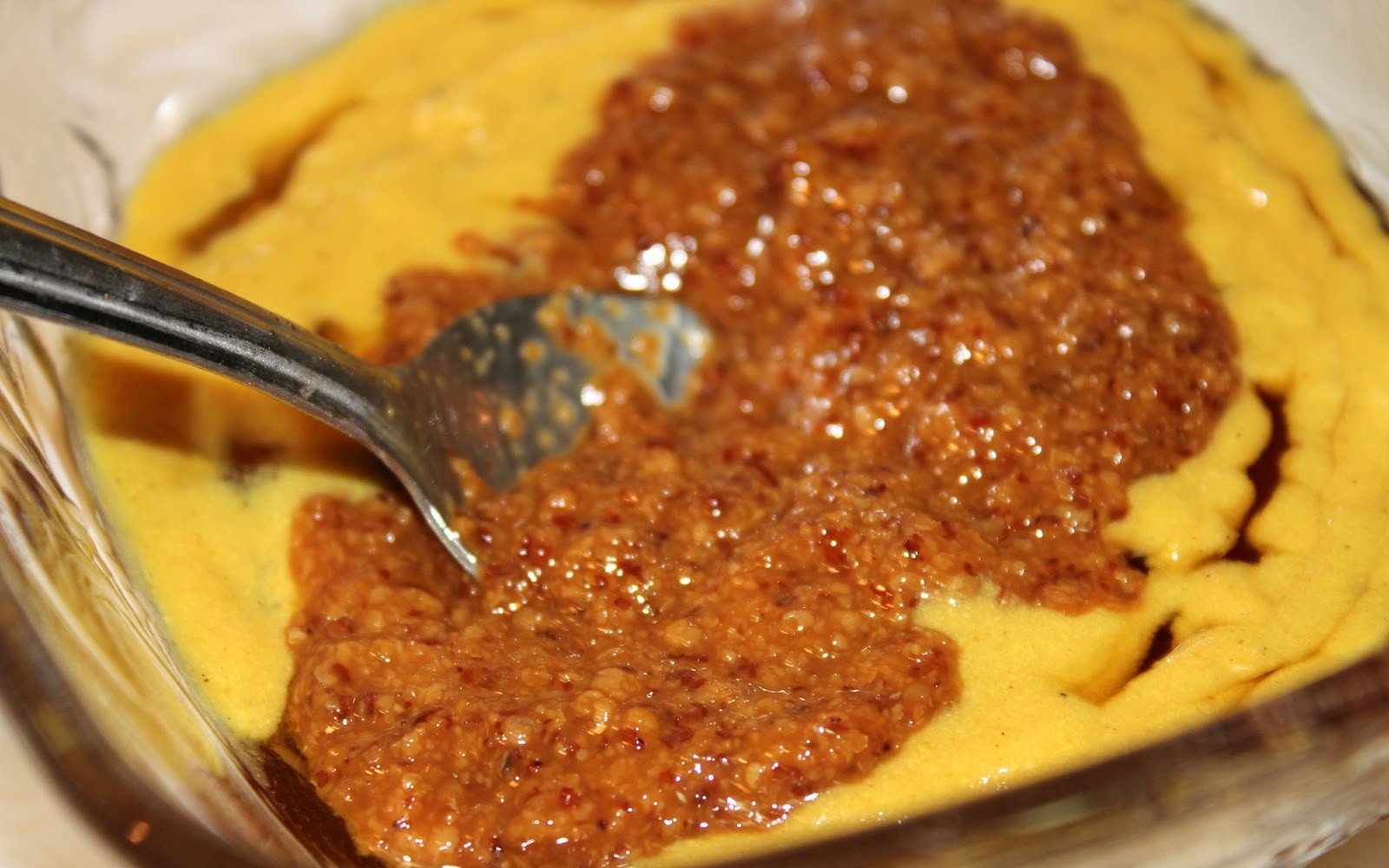 pintxo rap arrebossat salsa mel mostassa batata confitada pas10