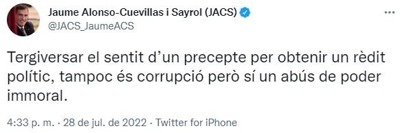TUIT Jaume Alonso Cuevillas TUIT Jaume Alonso Cuevillas