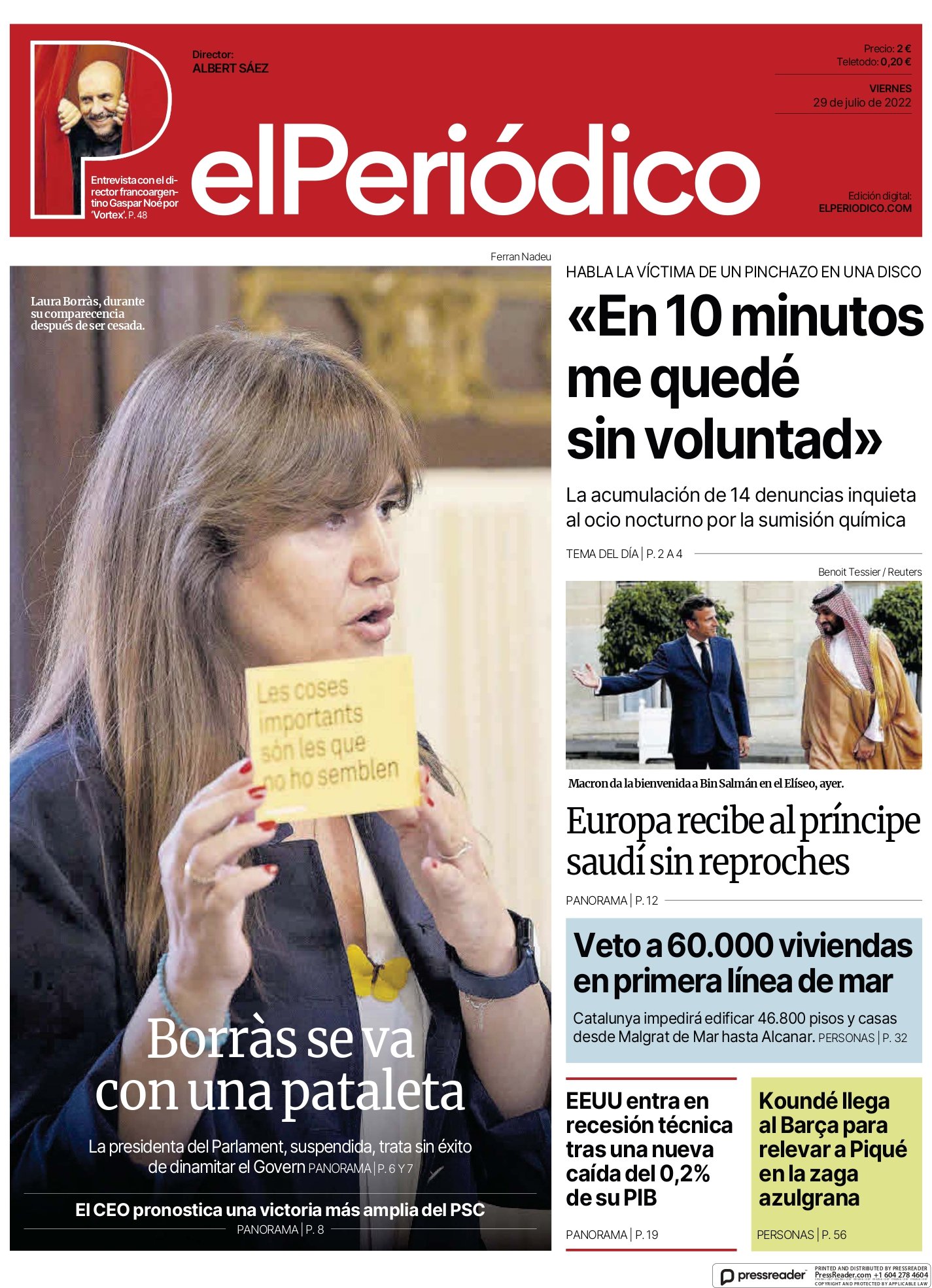 Portada El Periodico