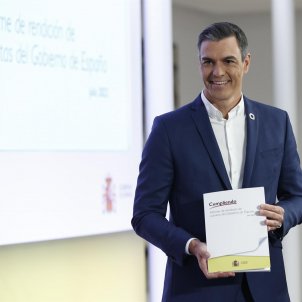 Sánchez vincula al diàleg la caiguda de l'independentisme: "Ho estem superant amb l'esforç de tots"