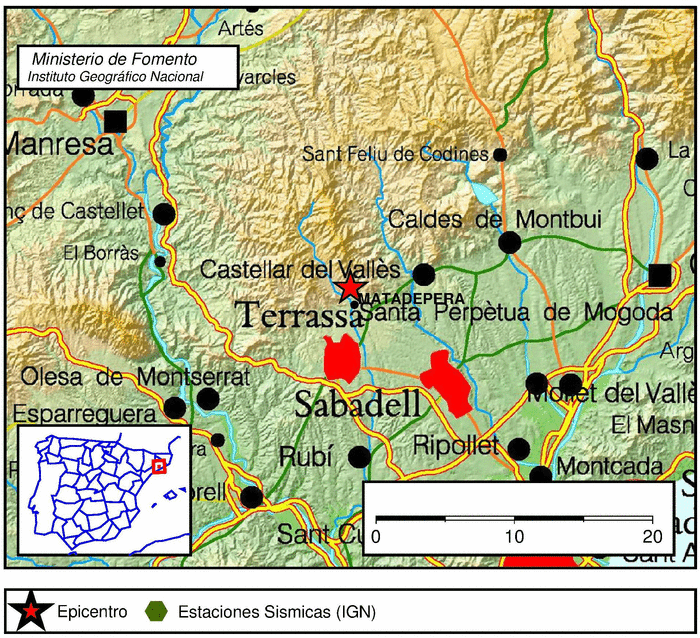 Un seísmo de 3,2 grados sacude el Vallès Occidental