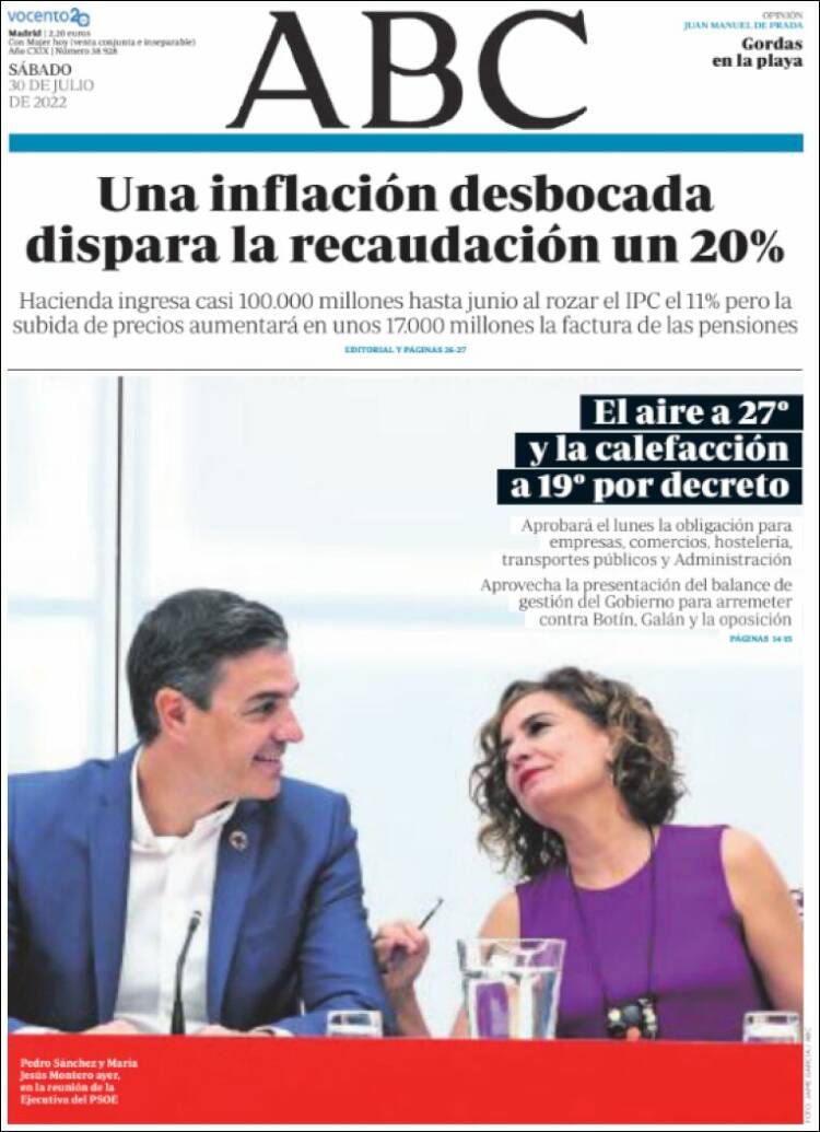 Portada ABC Portada ABC