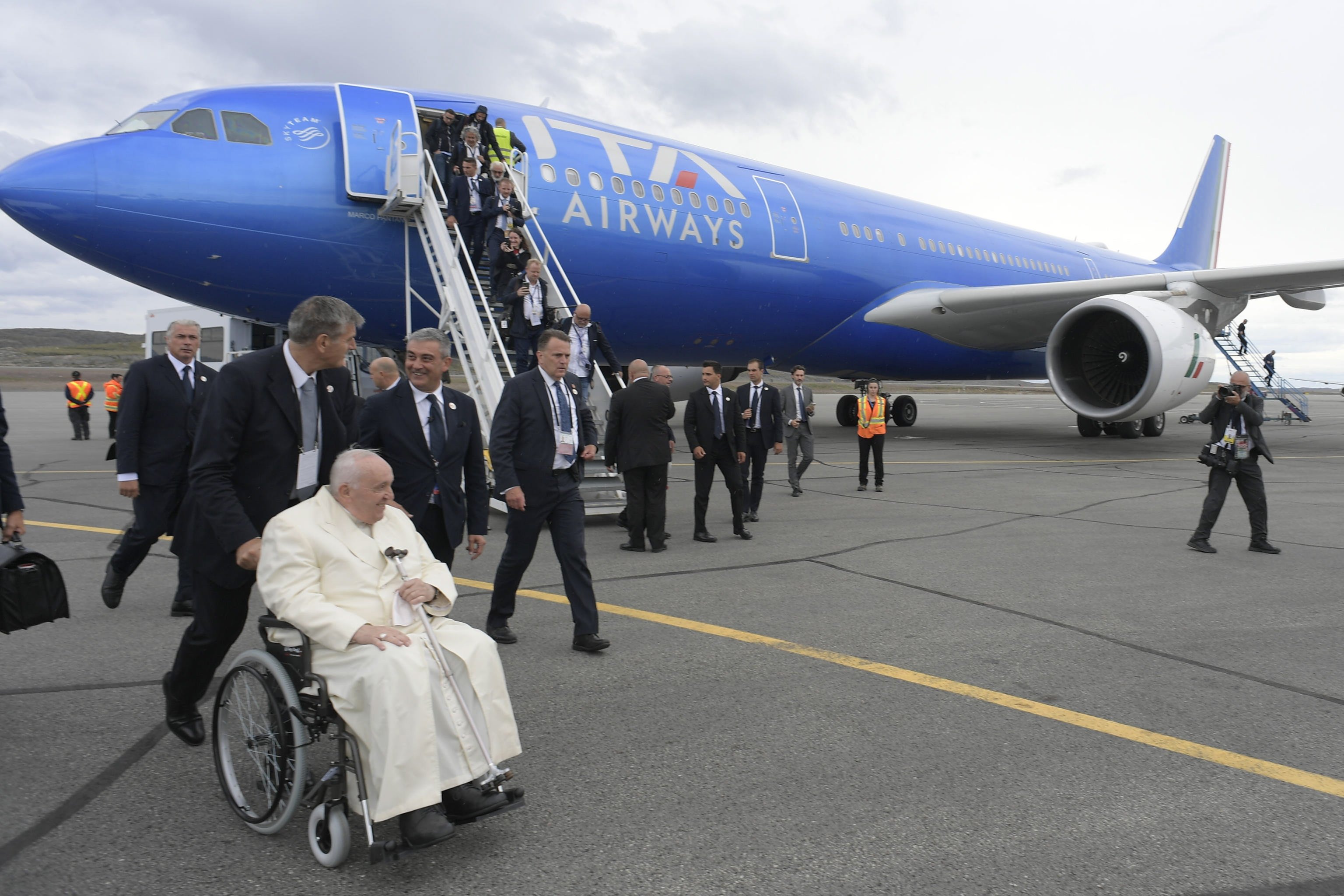 Papa Francesc cadira de rodes Canadà Efe