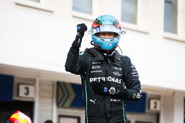 George Russell celebra pole Hungria / Europa Press George Russell celebra pole Hungria / Europa Press
