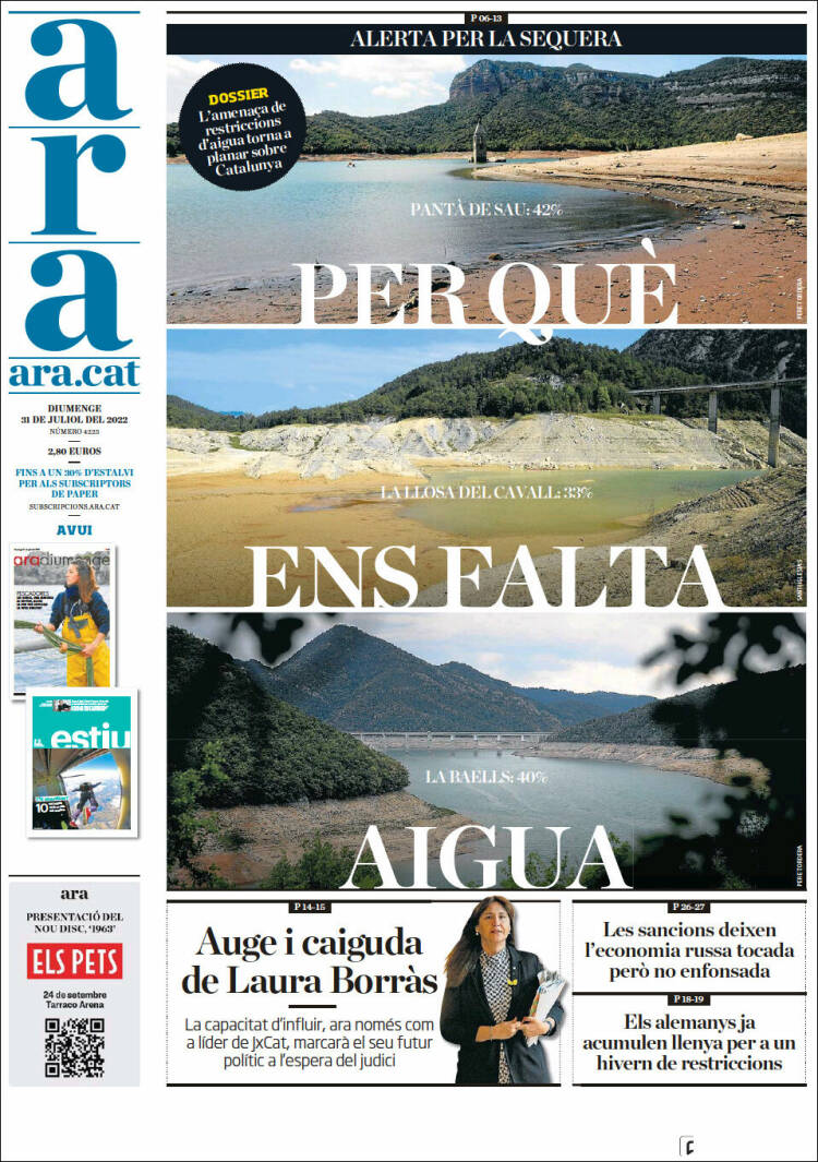 Portada Ara Portada Ara