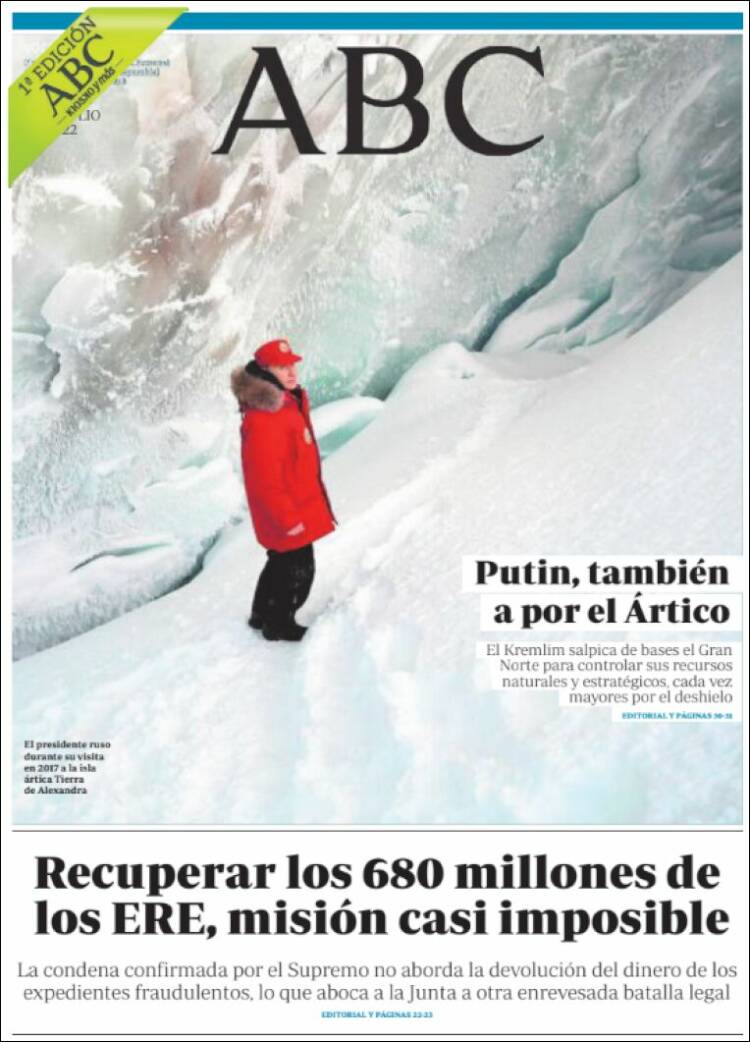 Portada ABC Portada ABC