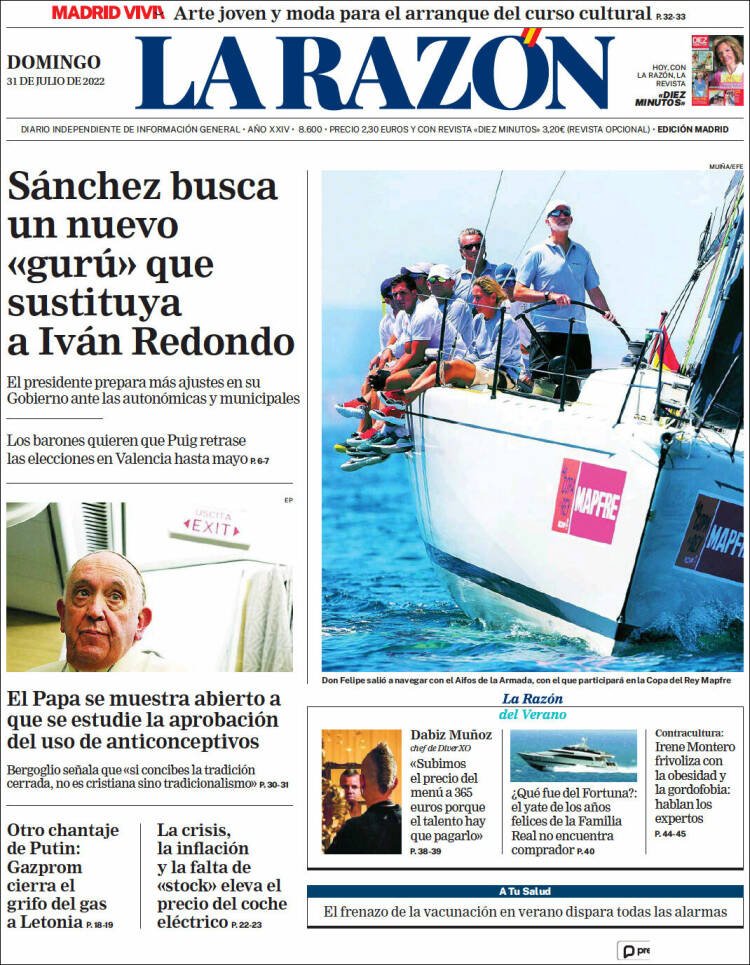 Portada La Razón