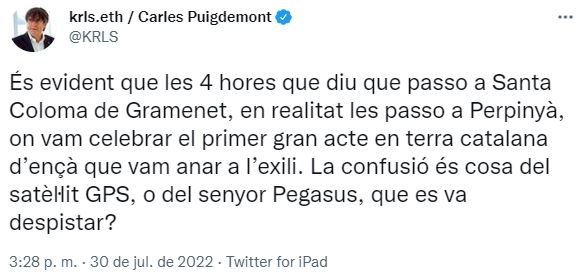 TUIT Carles Puigdemont 3 TUIT Carles Puigdemont 3