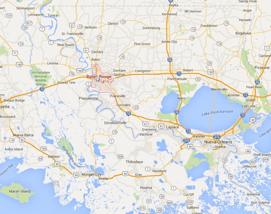 Un hombre tirotea "indiscriminadamente" en Baton Rouge (EE.UU.) y mata a tres policías