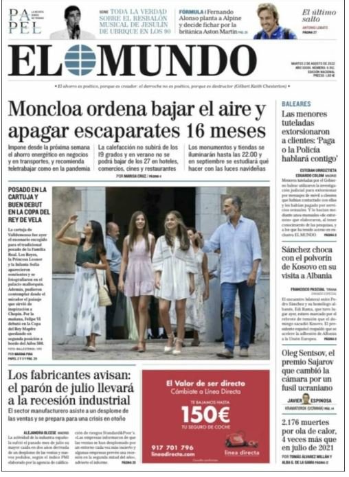 el mundo portada 2 agost el mundo portada 2 agost
