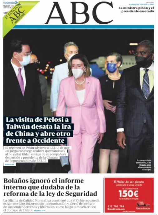 abc portada 3 agost 2022 abc portada 3 agost 2022