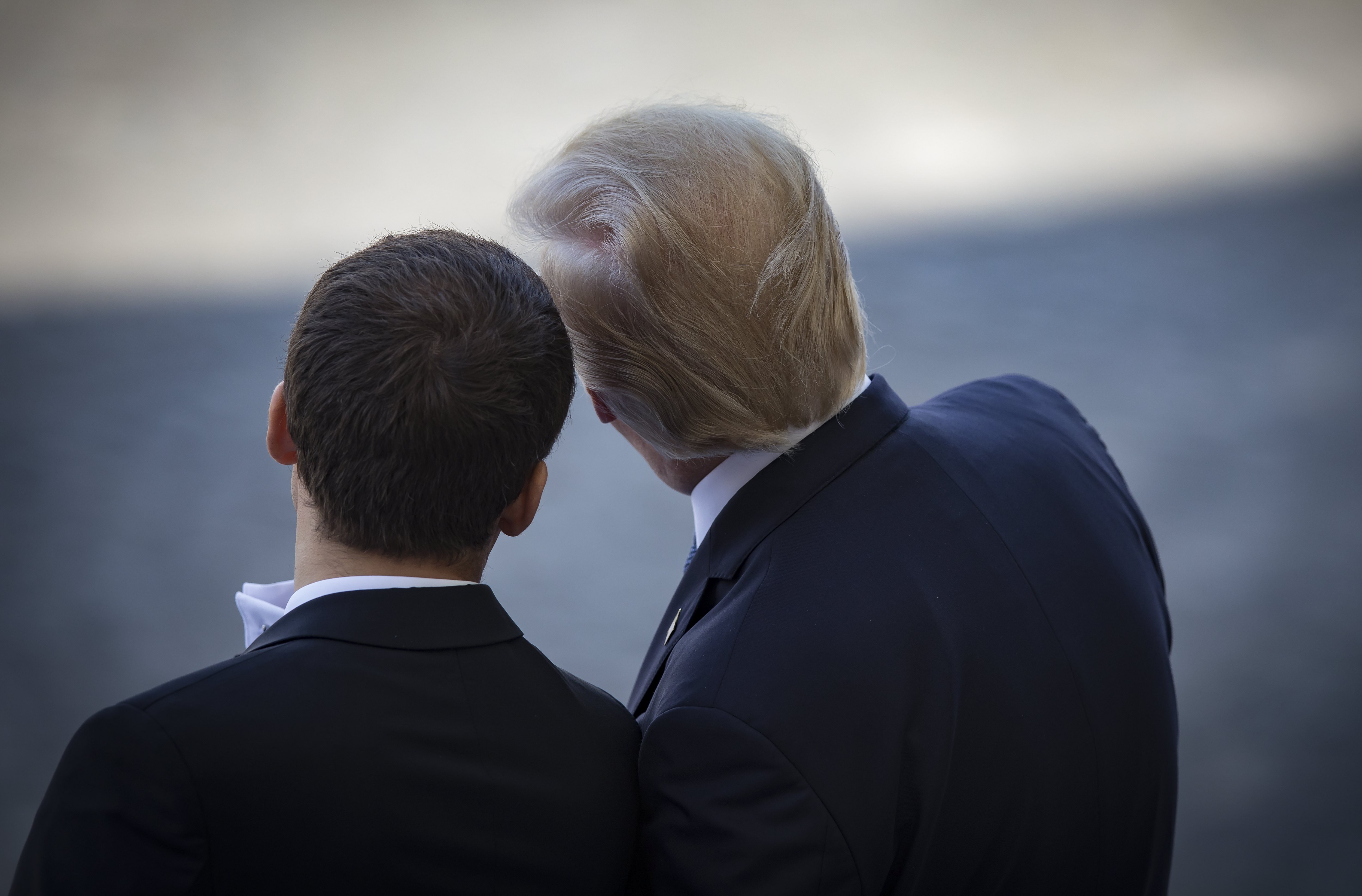 La reacción de Macron y Trump cuando suena Daft Punk en la Fiesta Nacional francesa