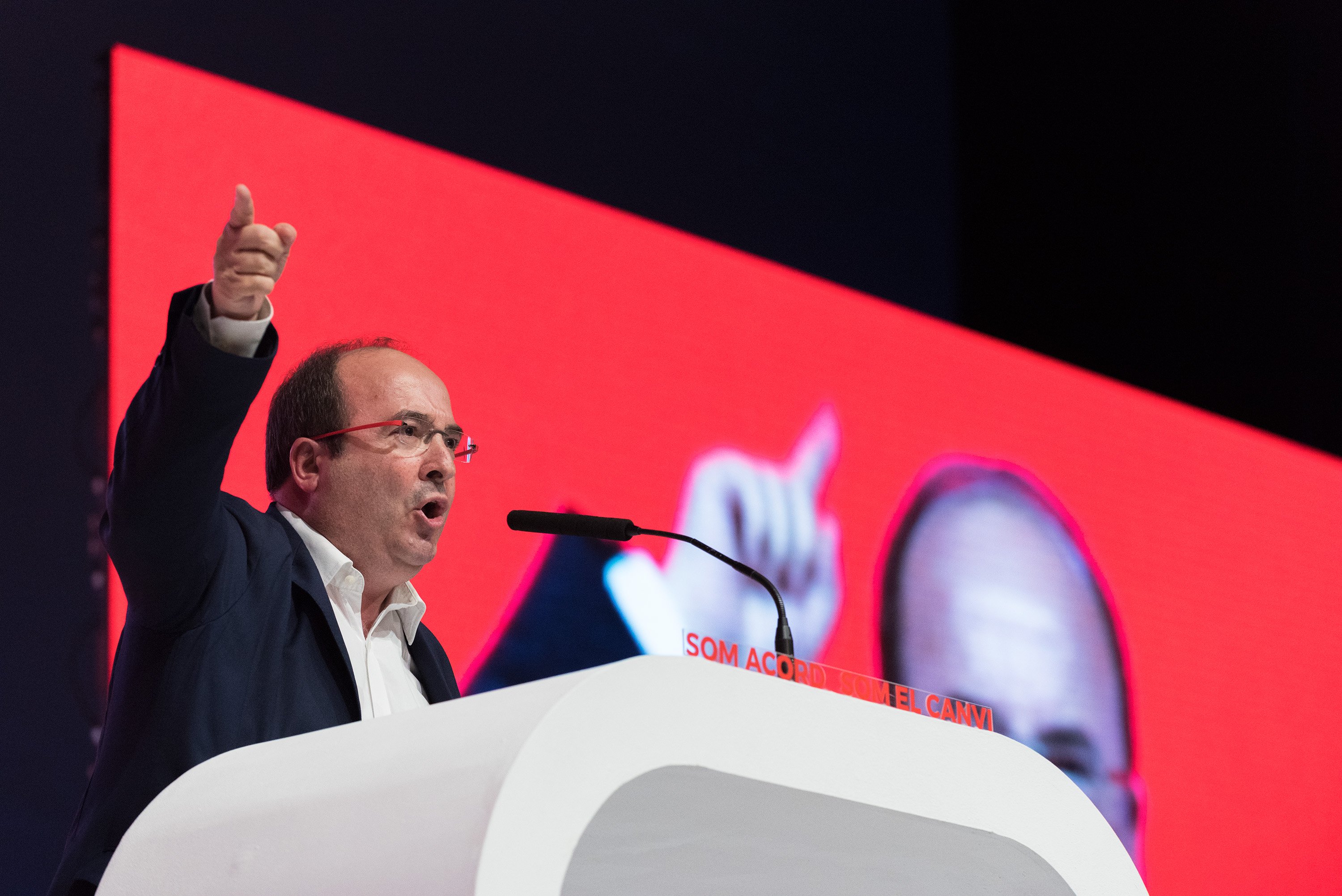 Iceta critica la denúncia de la Fiscalia per la concentració davant d'Economia