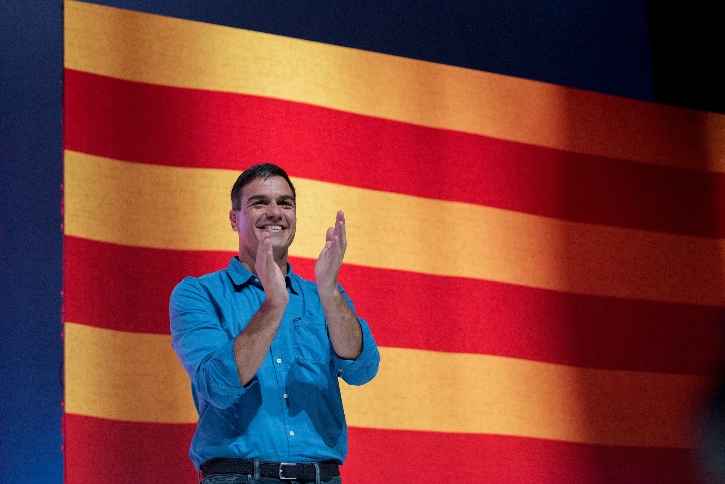 Sánchez intensificará las visitas a Catalunya antes del referéndum