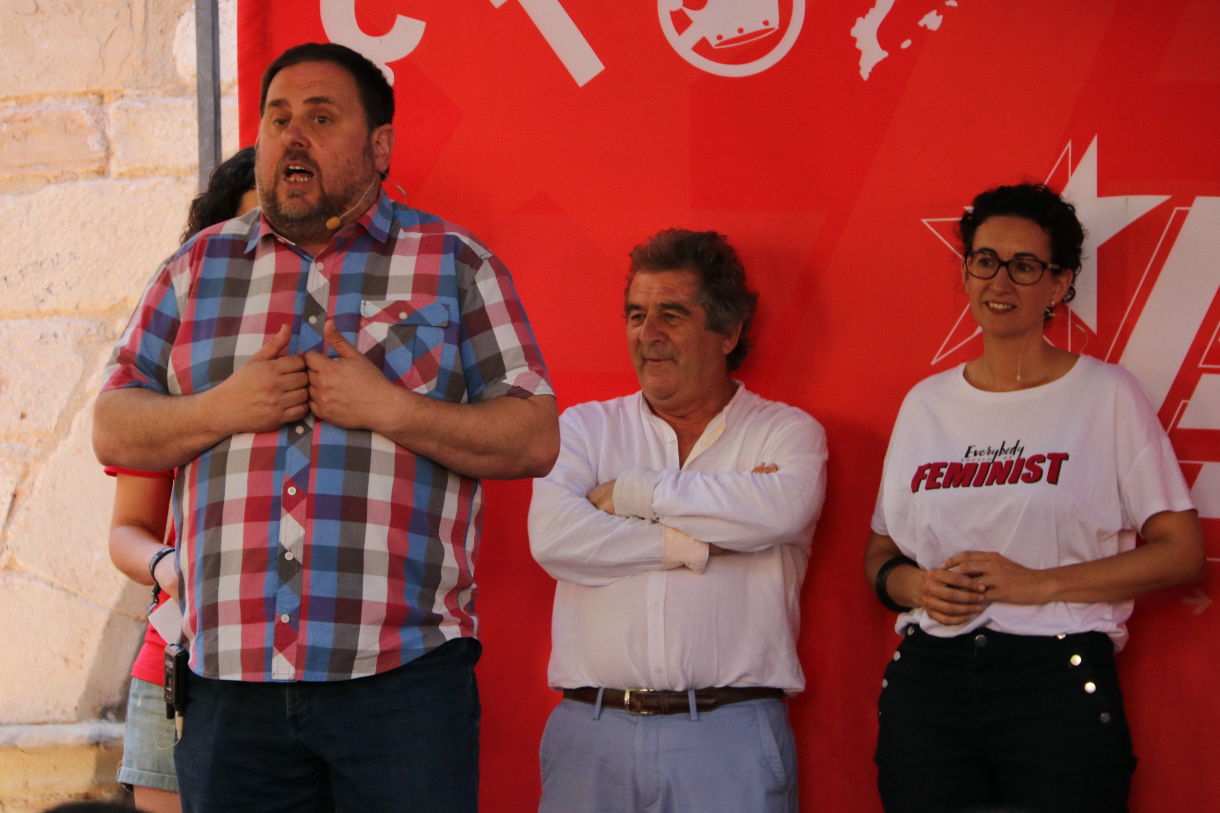 Junqueras: “L'excepcionalitat la posa l'Estat intentant impedir la democràcia"