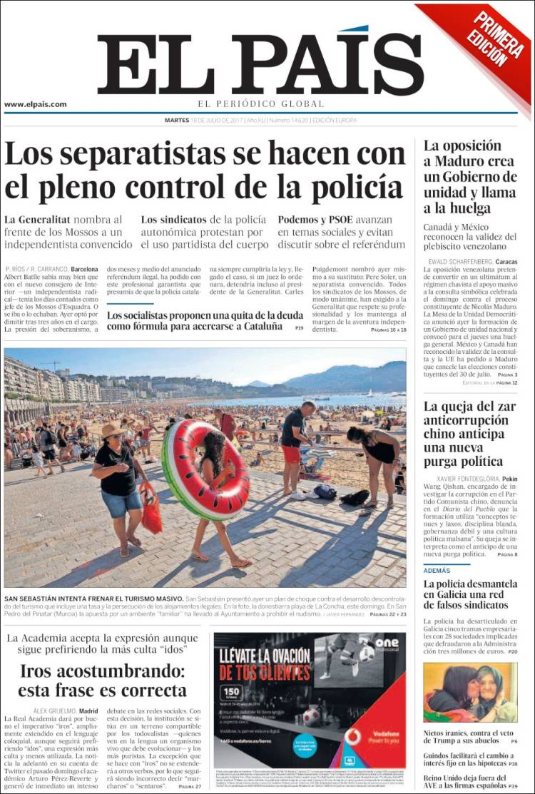 Golpe de estado, talibanes... La prensa de Madrid contra el relevo en los Mossos