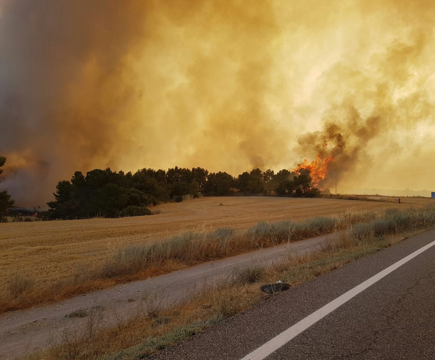 Un "cóctel peligroso" que dispara el riesgo de incendio