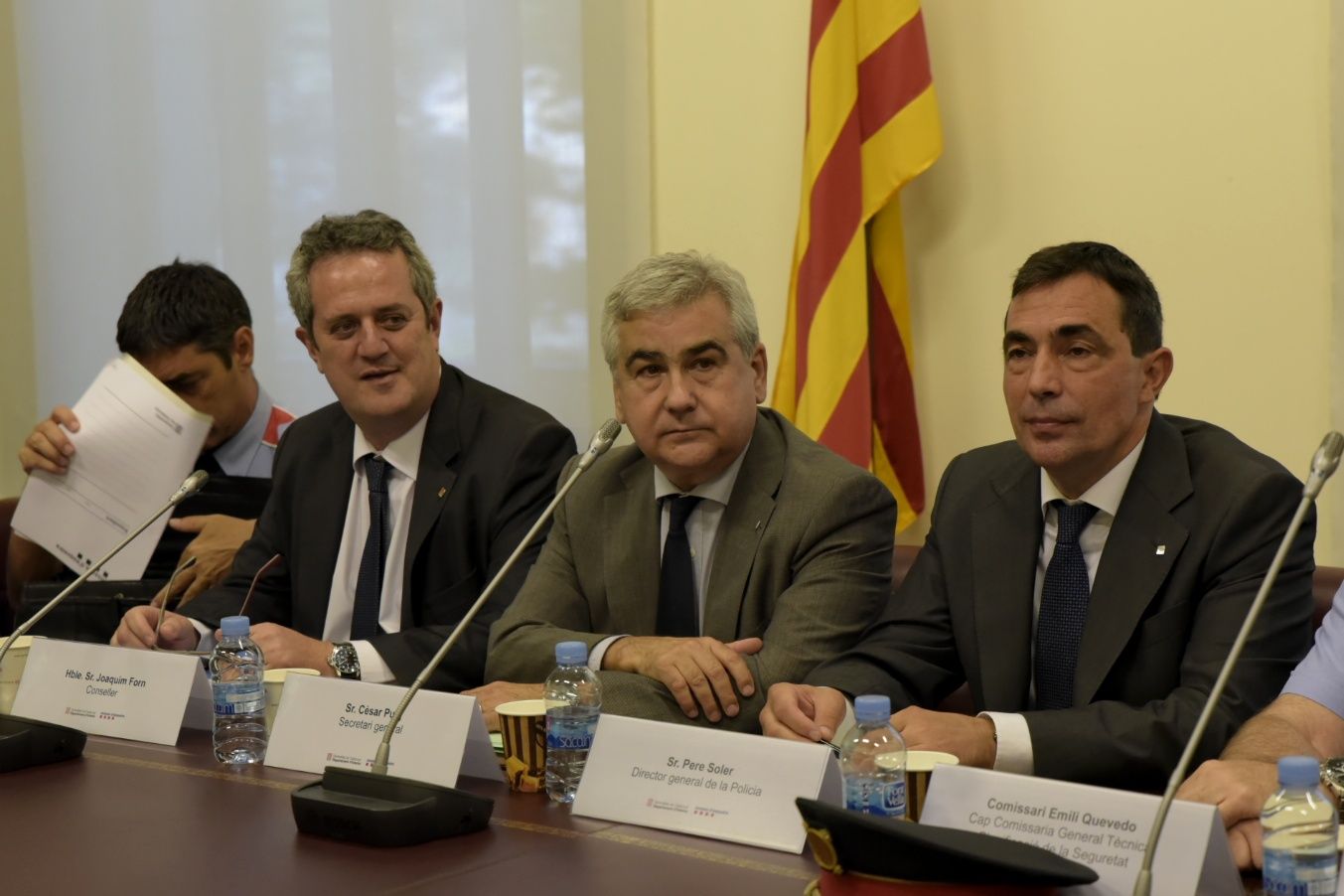 Forn i Soler es reuneixen per primer cop amb els comandaments de Mossos