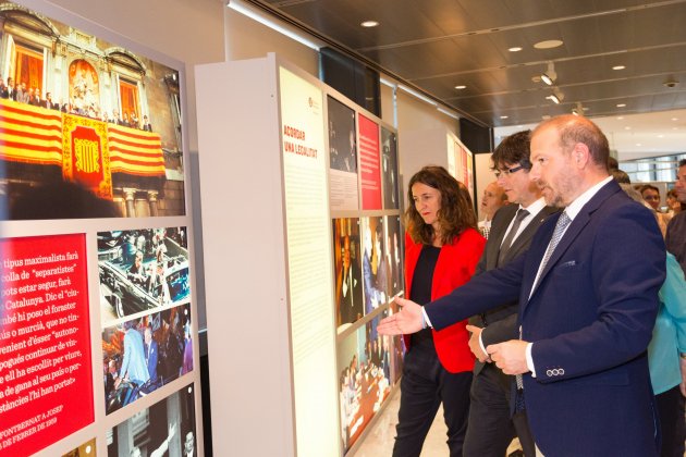 inauguración exposición Tarradellas Can Serra