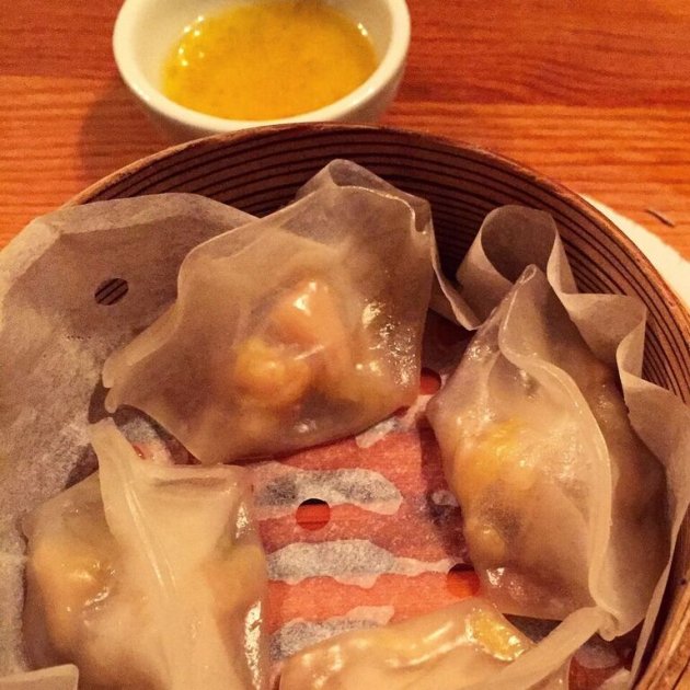 Gyozas de Vieria