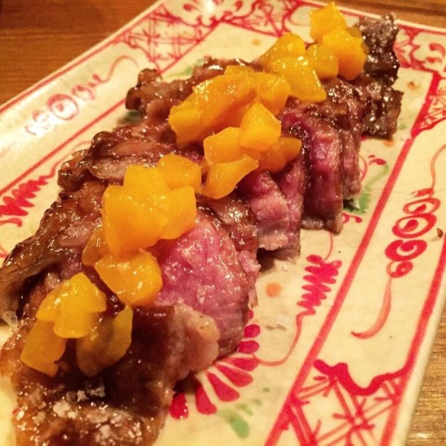 Secreto ibérico con mango