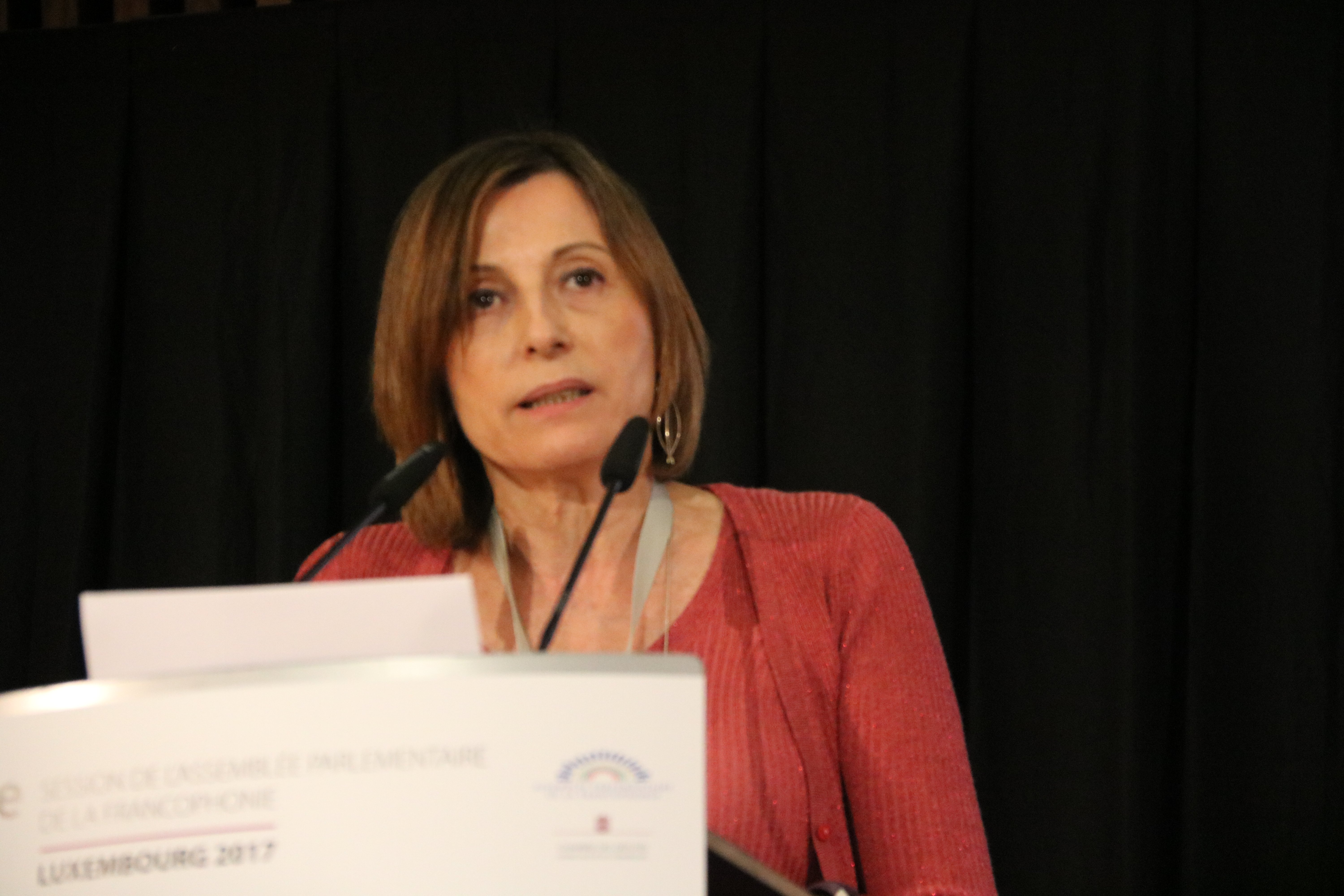 Forcadell: "Els agents que van venir al Parlament volien una escenificació"