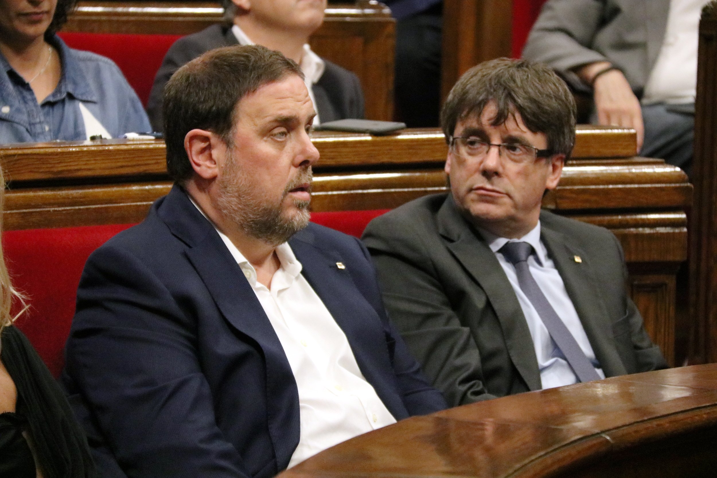 La JEC rechaza el acatamiento a distancia y declara vacantes los escaños de Junqueras, Puigdemont y Comín