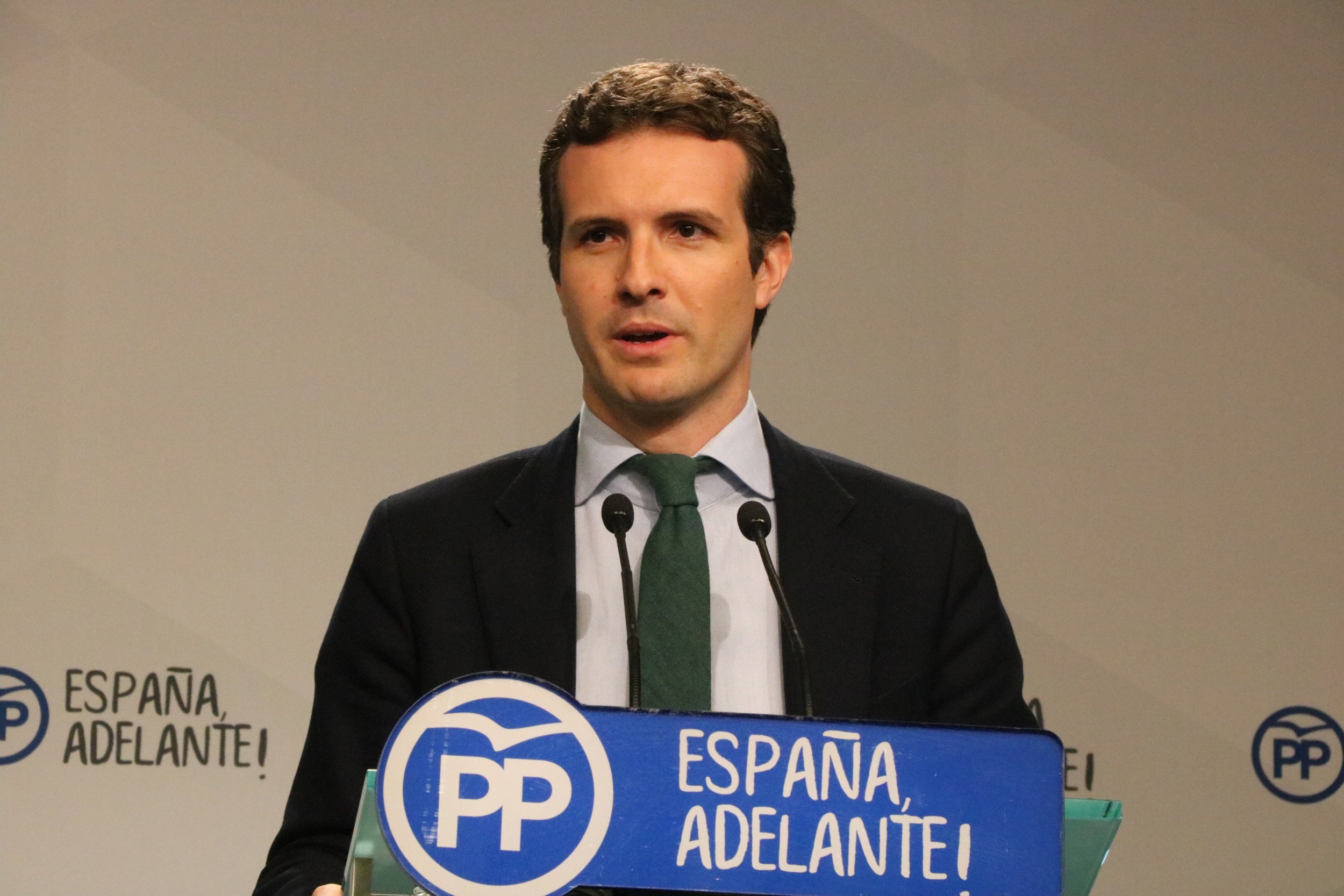 Casado (PP) creu que la "col·lecta" de Junqueras busca eludir responsabilitats