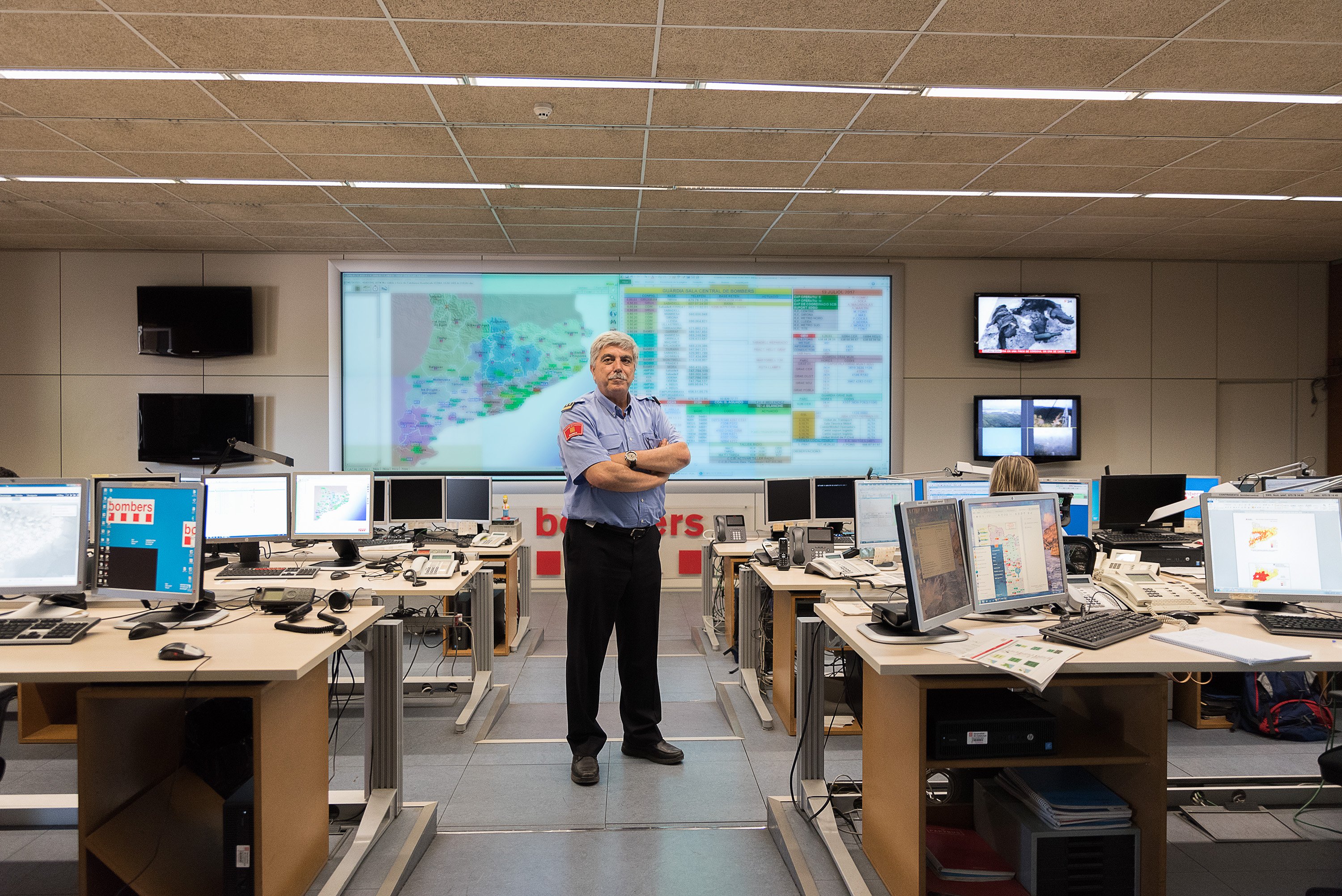 Charlie-0: "Con solo oír por la emisora al jefe de guardia ya sabes si está apurado"